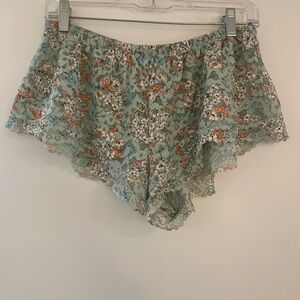 Victoria's Secret Floral Lace Shorts